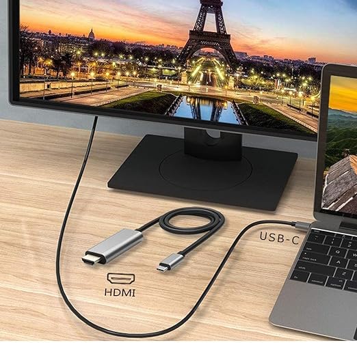 Cabo Hdmi macho x tipo C 4k - conectar celular c com a TV